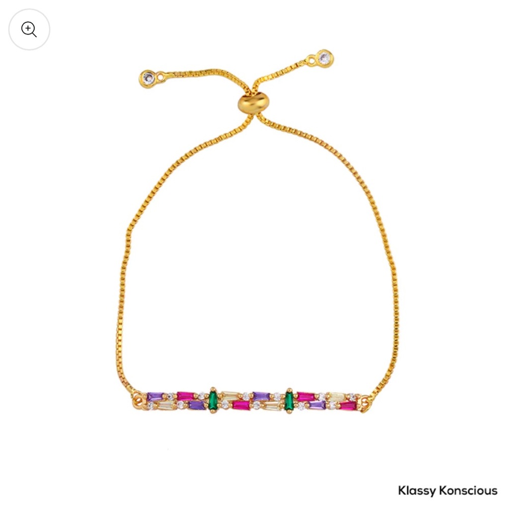 Multicolored Gold Bracelet “Risk”